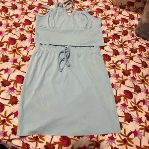 Womens Shein two piece top and skirt